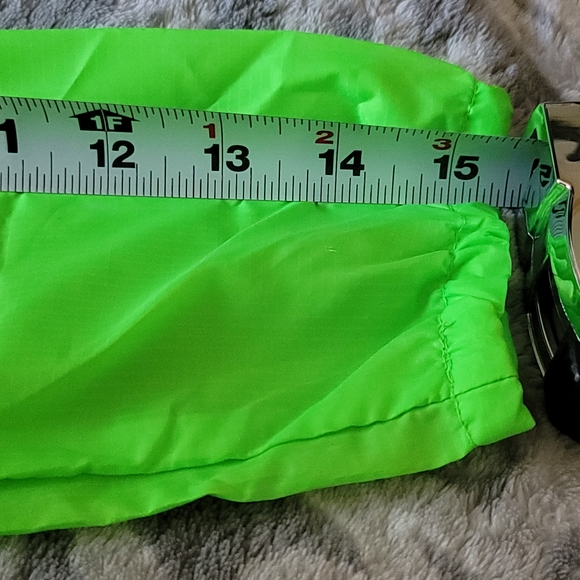 Ralph Lauren Windbraker Jacket Packable Water Resistent Sze 5 Green Neon Color - Picture 14 of 17